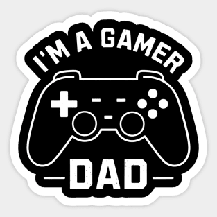 I'm A Gamer Dad Sticker